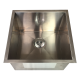 Cuba Pia De Inox Quadrada Para Louça Cozinha - Gourmet Cuba Pia De Inox Quadrada Para Louça Cozinha - Gourmet