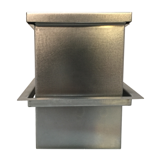 Lixeira Inox 2,3 Litros Lixeira Inox 2,3 Litros