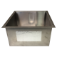 Cuba Pia De Inox Quadrada Para Louça Cozinha - Gourmet Cuba Pia De Inox Quadrada Para Louça Cozinha - Gourmet