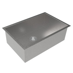 Cuba Inox Escovado Gourmet Calha Válvula Pia Umida 60x40