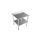 Mesa Auxiliar Para Máquina De Lavar Louça Em Aço Inox Mesa Auxiliar Para Máquina De Lavar Louça Em Aço Inox