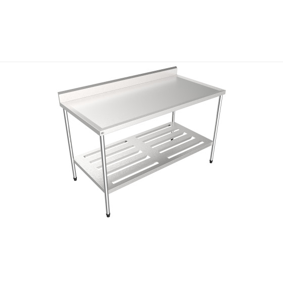 Mesa com Espelho Plano Inferior Gradeado Mesa com Espelho Plano Inferior Gradeado