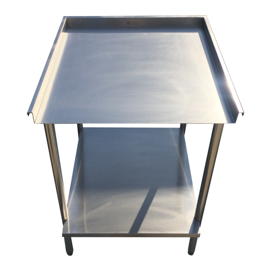 Mesa Auxiliar Para Máquina De Lavar Louça Em Aço Inox Mesa Auxiliar Para Máquina De Lavar Louça Em Aço Inox