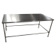 Mesa em Aço Inox com Contraventamento Mesa em Aço Inox com Contraventamento