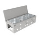 Condimentadora Inox Pizzaria Buffet 3 Cubas Pizzaiolo Condimentadora Inox Pizzaria Buffet 3 Cubas Pizzaiolo