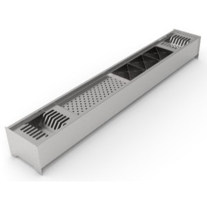 Escorredor Gourmet De Sobrepor Quadrado 1500 Em Aço Inox