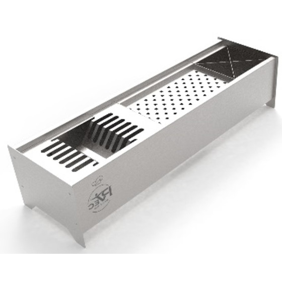 Escorredor Gourmet De Sobrepor Quadrado 800 Em Aço Inox Escorredor Gourmet De Sobrepor Quadrado 800 Em Aço Inox